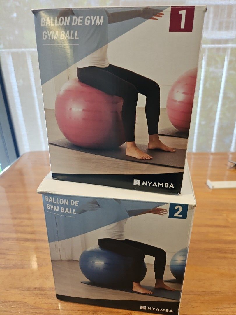 Decathlon Gym Ball Sports Equipment Other Sports Equipment and Supplies on Carousell
