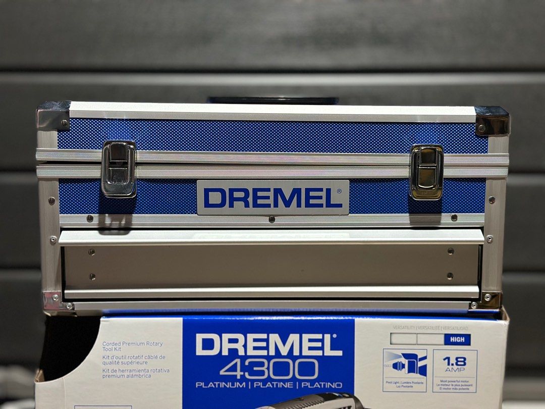 Dremel 4300 -9/64 Versatile Rotary Tool Kit with Flex Shaft - 9 (Category: Construction Tools & Equipment) located in Imus. Submitted by buymystufffy (Listing ID 1326315042, Image 2). Description: 110V- tested and working using transformer. +600 for transformer na brand new YT LINK FOR more info : https://youtu.be/OvBFJxnZYg8?si=IsKp5x3U-CicXRrW.