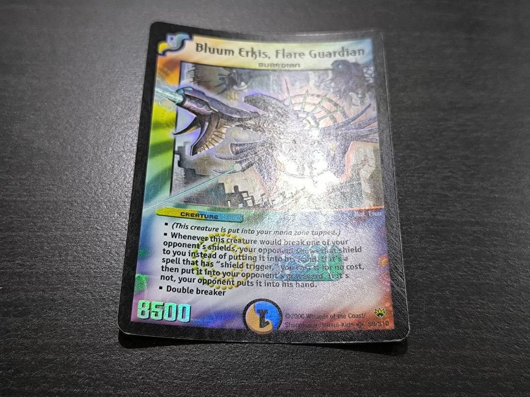 Duel Masters Bluum Erkis, Flare Guardian, Hobbies & Toys