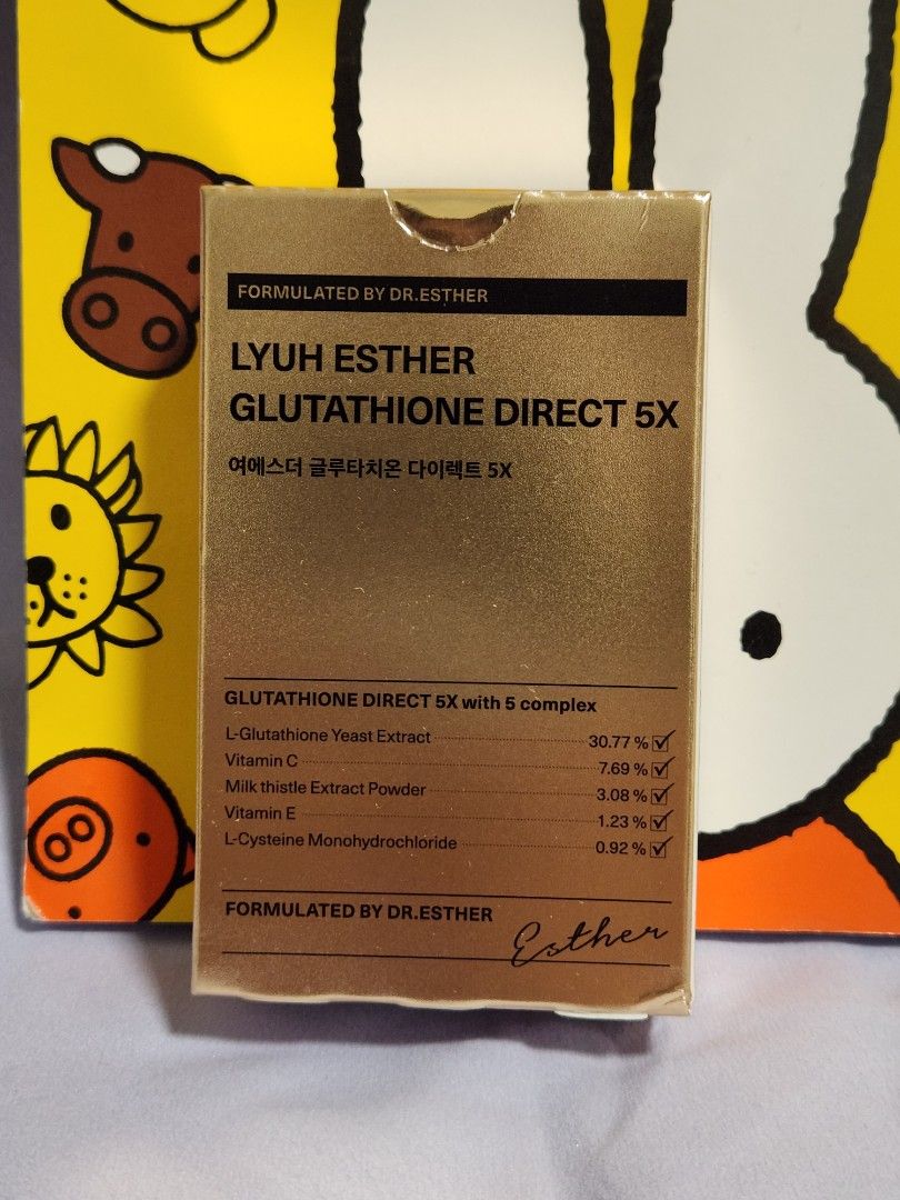 esther formula glutathione 5x ESTHERFORMULA Glutathione Direct Film 5X 30pcs