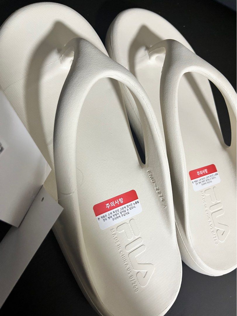 Fila slippers korea new arrivals