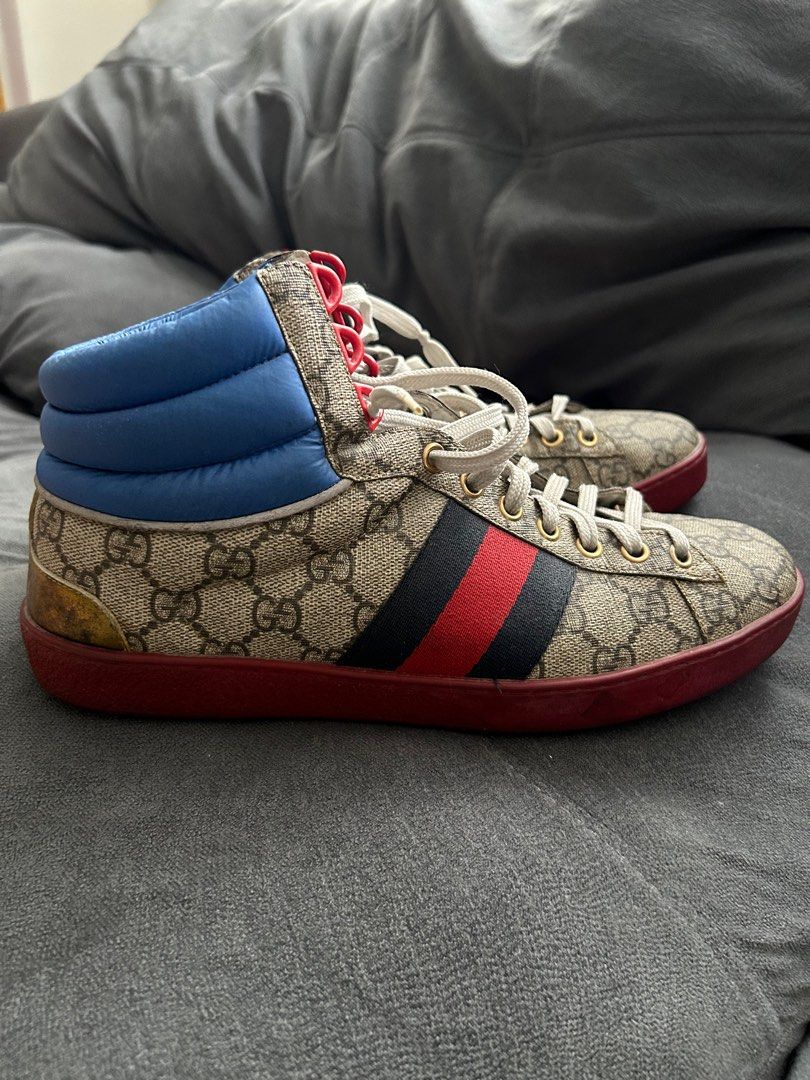 Gucci Ace GG Supreme High Top Sneakers