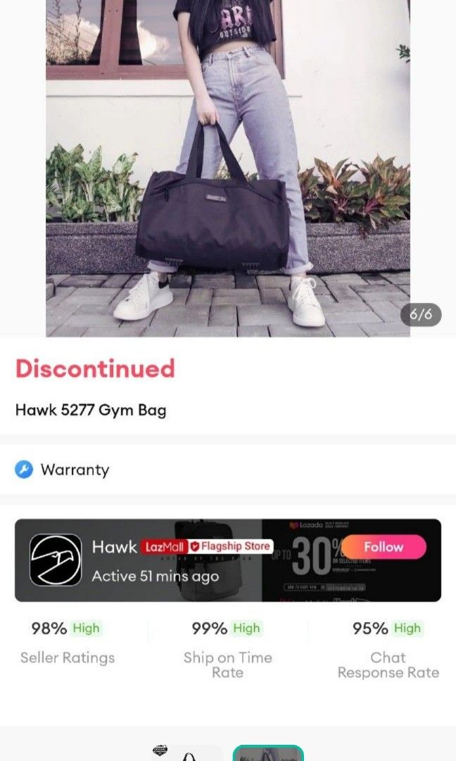Hawk duffle bag 2025