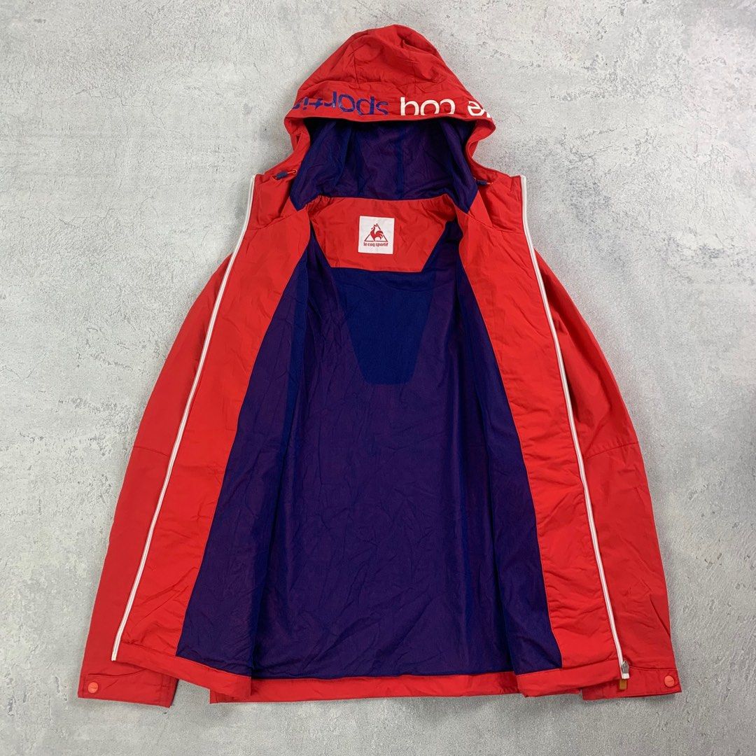 Le coq sportif waterproof jacket clearance