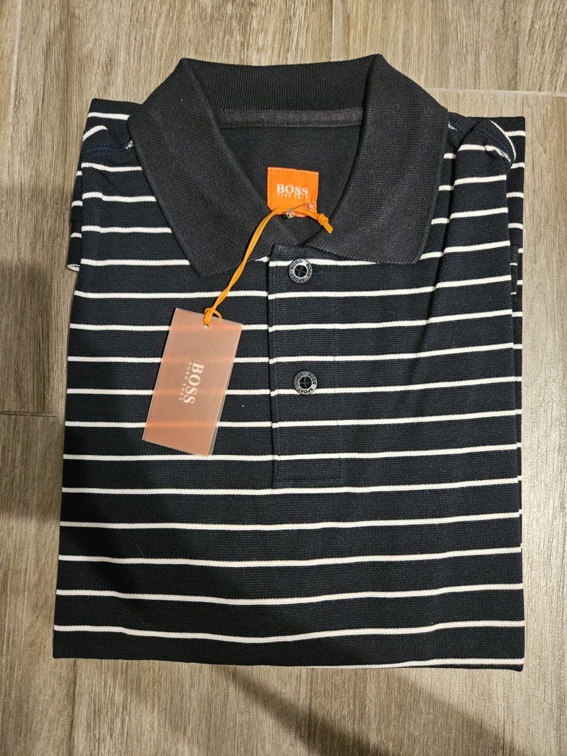 Orange hugo boss polo outlet