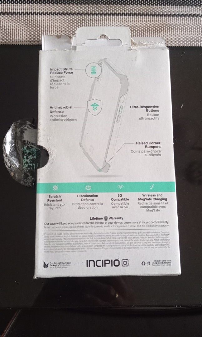 Incipio Slim Case Iphone 13 Pro Max (Category: Cases & Sleeves) located in Marikina City. Submitted by heydjsm (Listing ID 1326206347, Image 2). Description: Incipio Slim Case Iphone 13 Pro Max Brand New never been used opened box Selling for 900 only For pick up or shipping via lalamove at my place along marcos highway near marikina Payment thru BPI BDO or Gcash Also accept cash upon pick up.