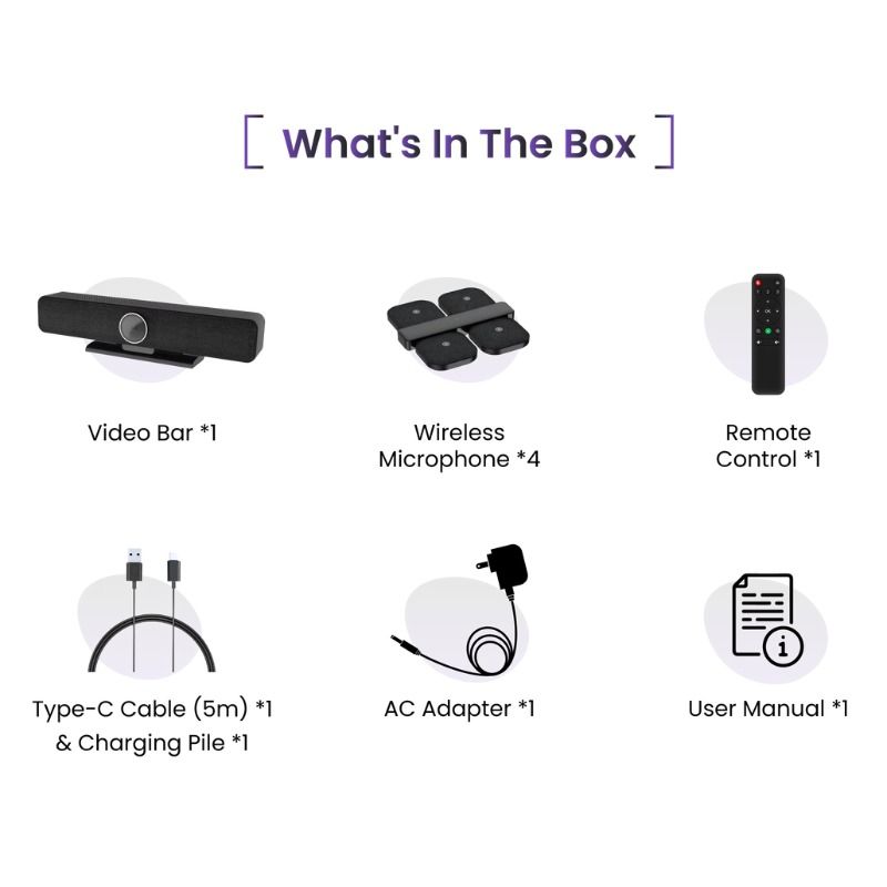 InfinityPro Video Bar Comprehensive Video Conferencing Solution ...