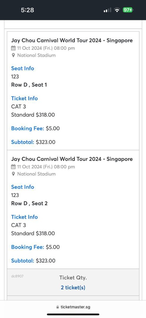 Jay Chou Carnival World Tour 2024 - Singapore, Tickets & Vouchers ...