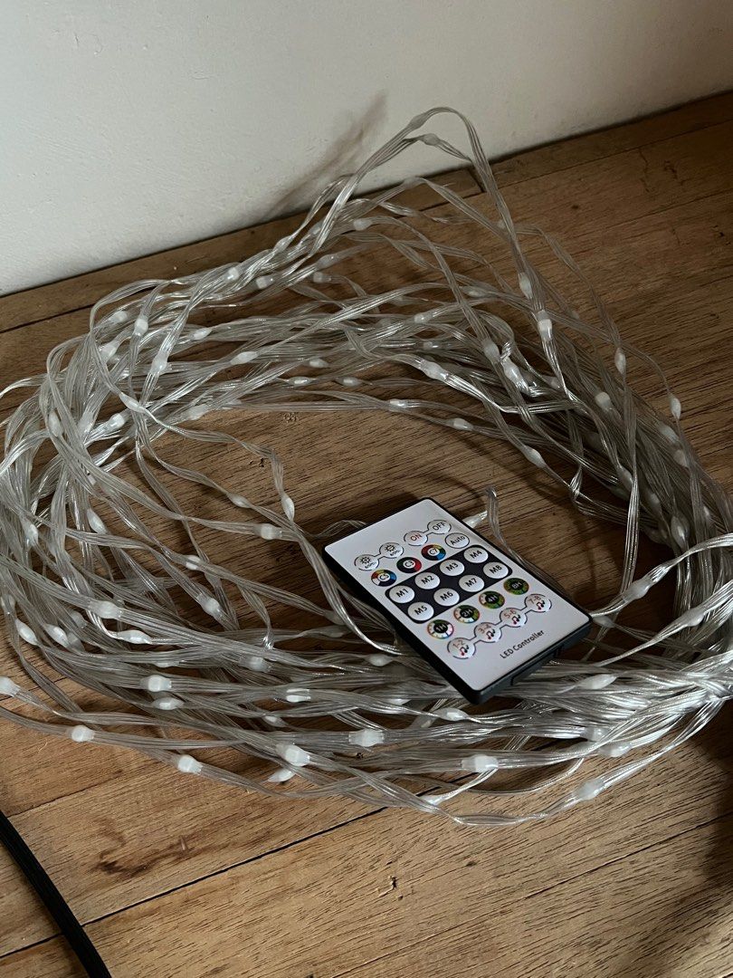 LED Strips 20 meters with remote / app control (Category: Lighting) located in Marikina City. Submitted by panowps (Listing ID 1326244094, Image 2). Description: Remote needs batt replacement. Can use app in the meantime. .