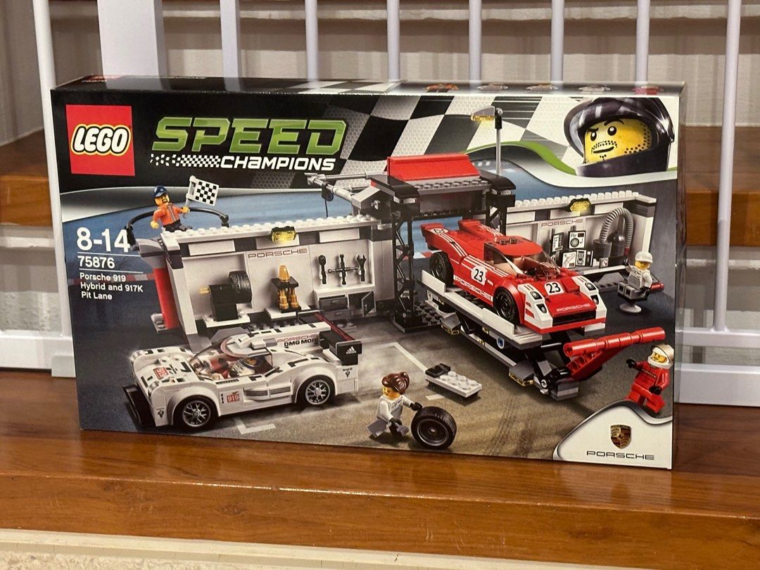 Lego porsche 919 hybrid and 917k pit lane best sale