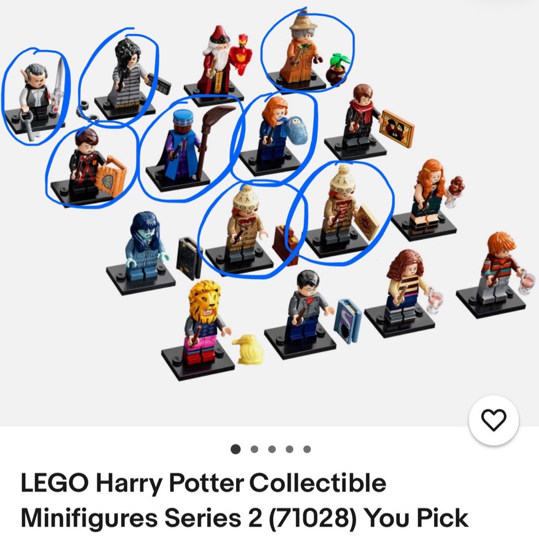 Lego harry potter 71028 collectible minifigures series 2 top