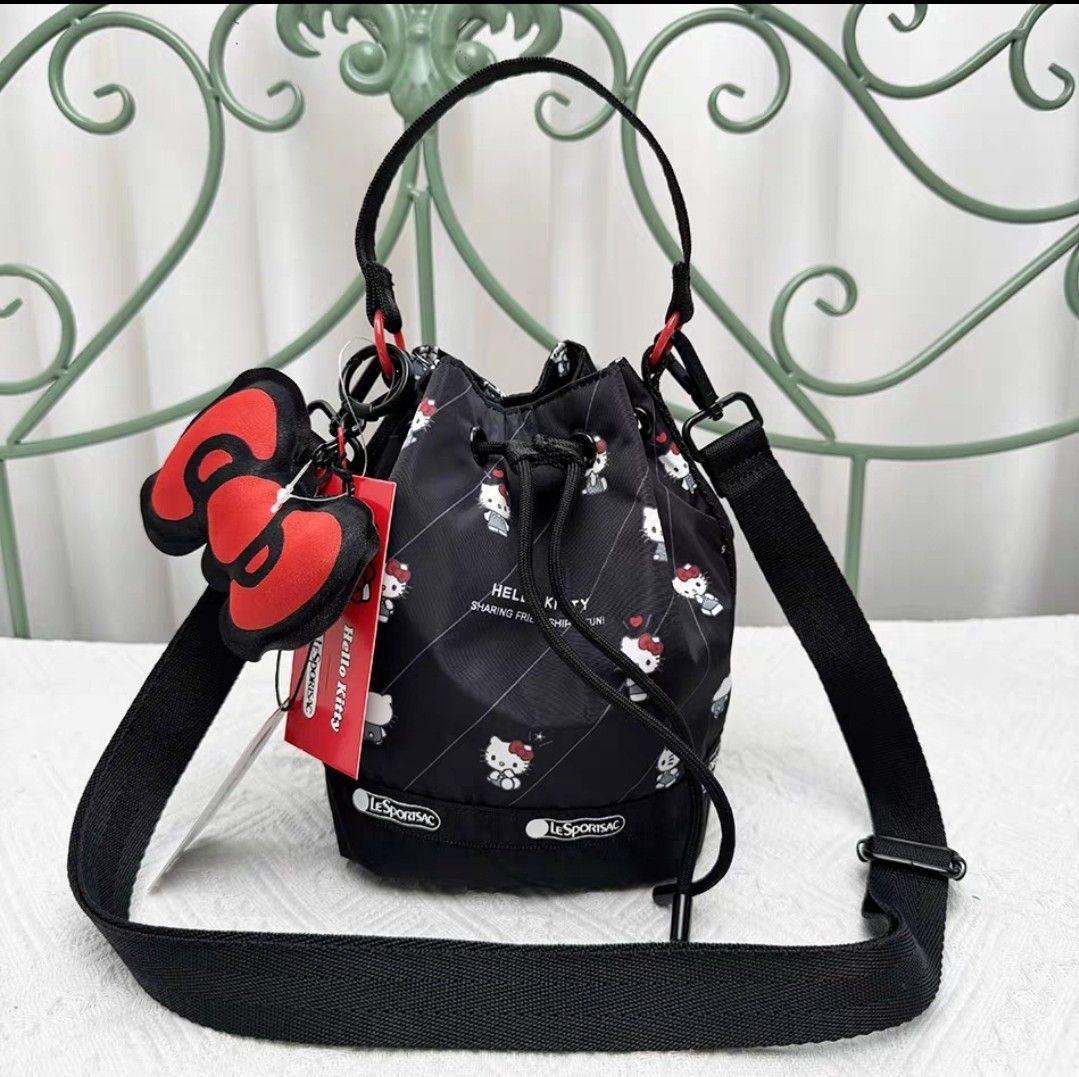 basic backpack grey hello kitty lesportsac Route Both Hello Kitty and LeSportsac are celebrating their 50th anniversary in 2024 Kitty 50th Anniversary Lesportsac X