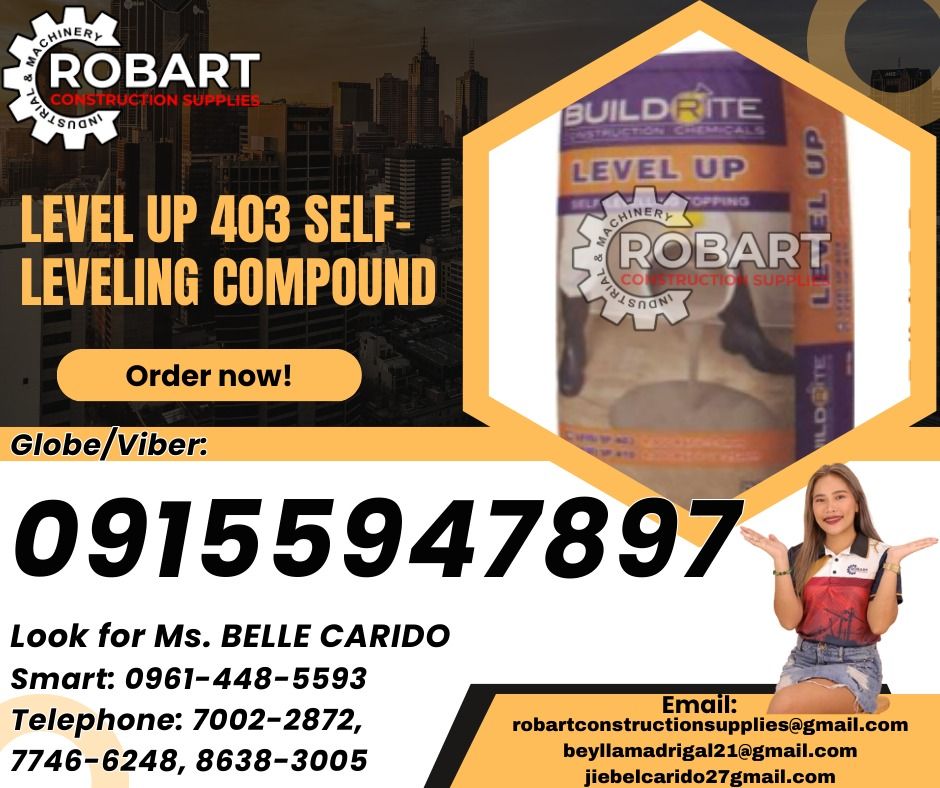 LEVEL UP 403 self-leveling compound, Commercial & Industrial ...