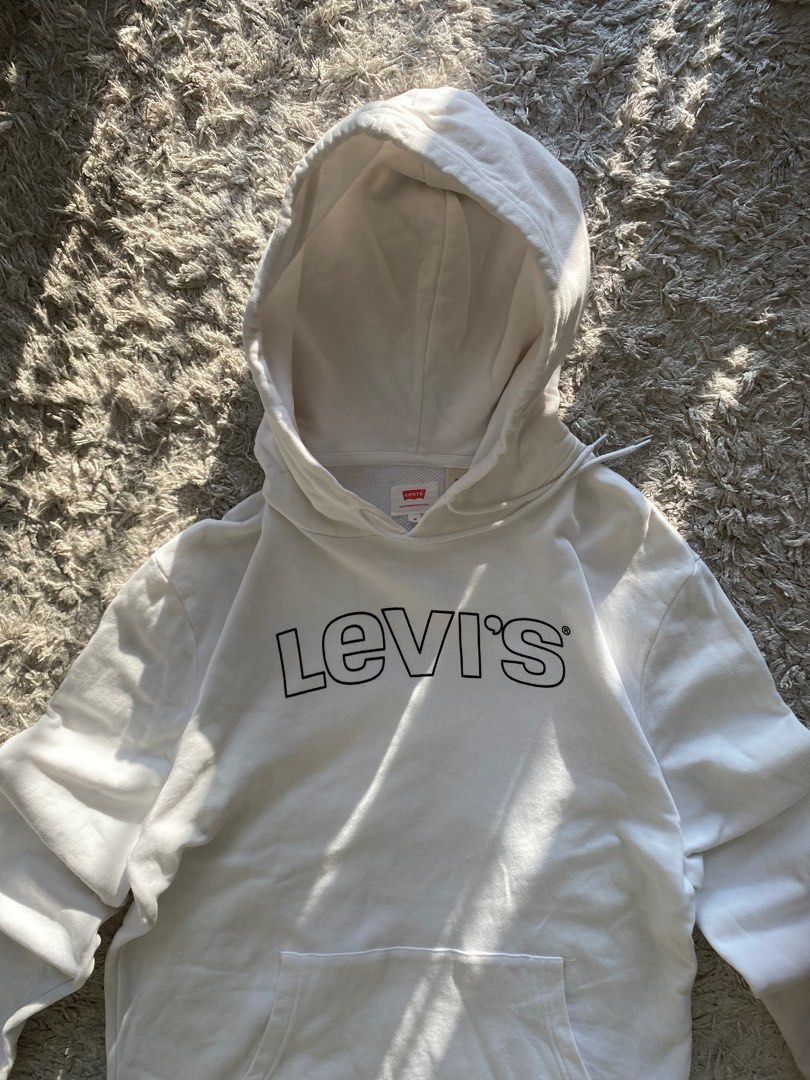 White hoodie levis on sale