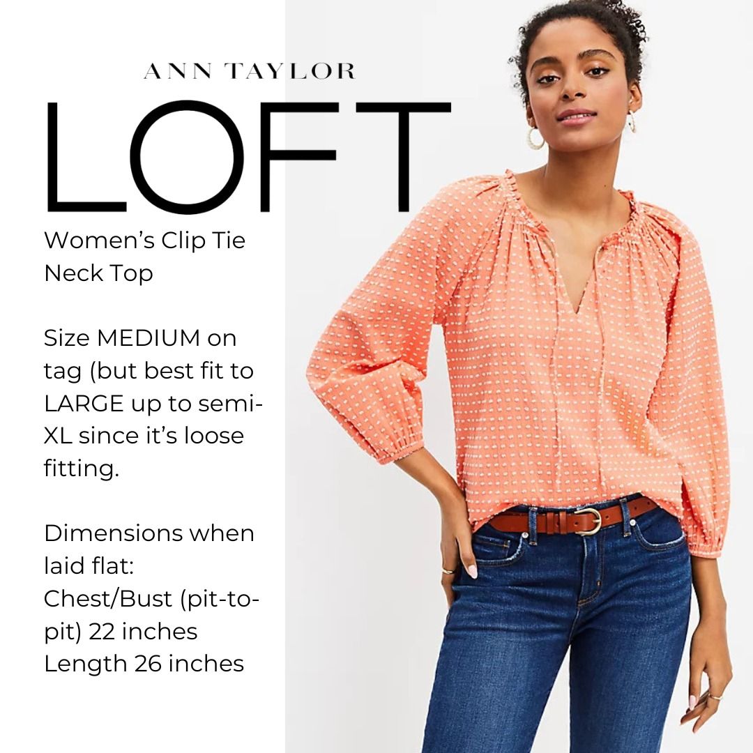 LOFT by Ann Taylor Pastel Orange Women s Top Women s Fashion Tops Blouses on Carousell