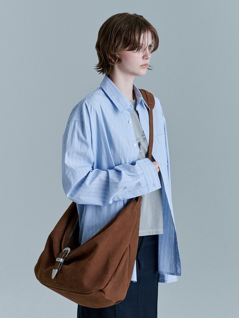 MARGESHERWOOD BELTEDHOBO_chestnut nubuck