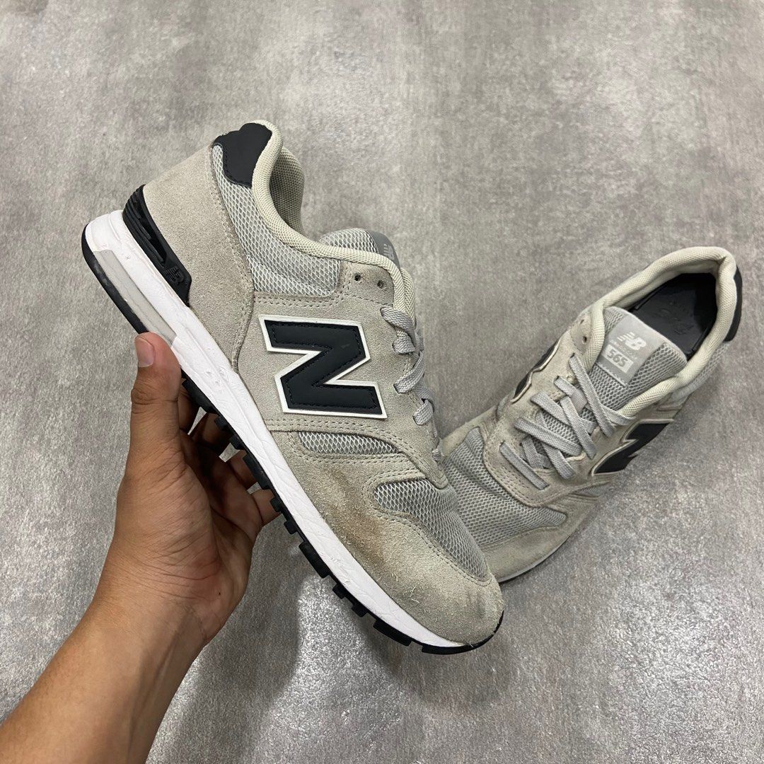 NB 565 Grey, Fesyen Pria, Sepatu Sneakers di Carousell