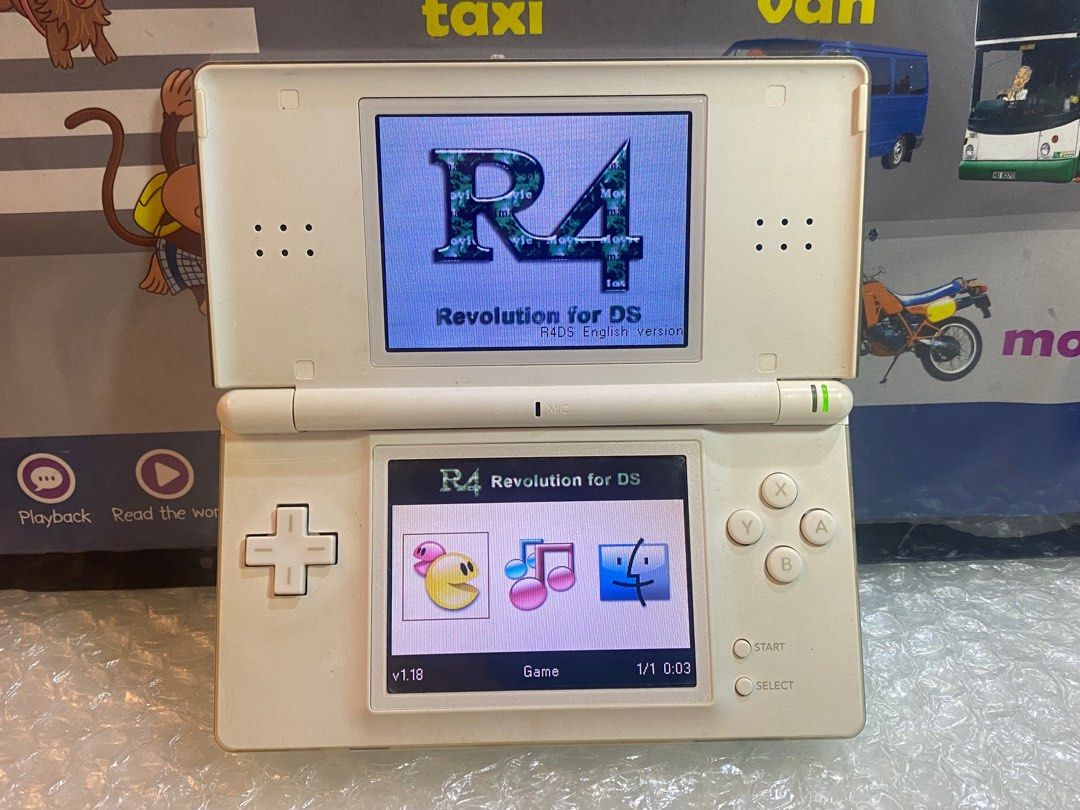 Nintendo DS Lite Silver Japan Ver. No Battery Region Free Tested Good  Condition
