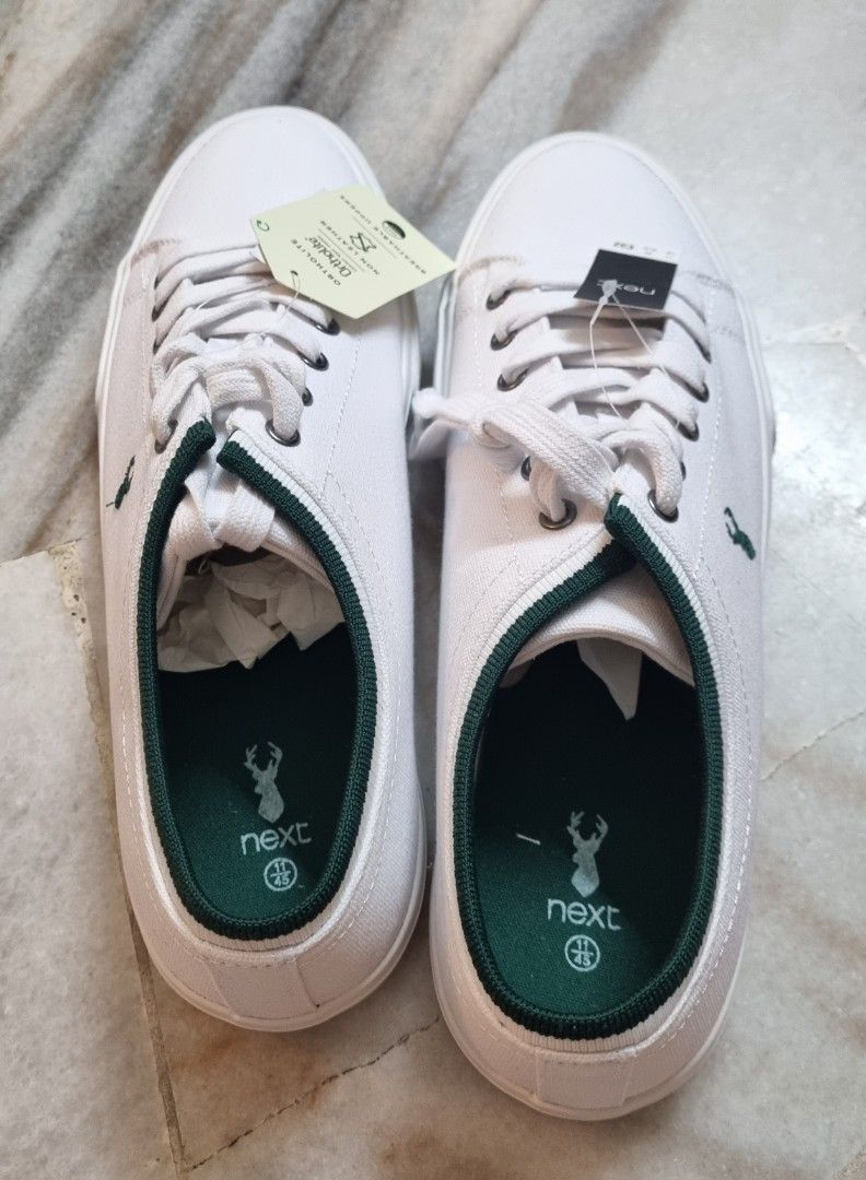 NEXT Collared Canvas Trainers Shoes for Men