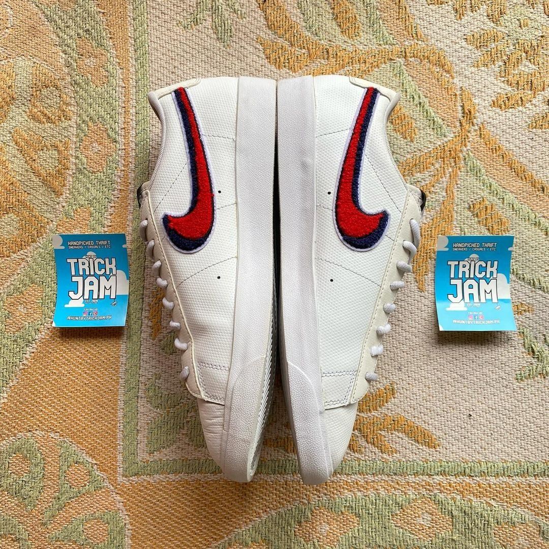 Blazer low 3d white blue red top