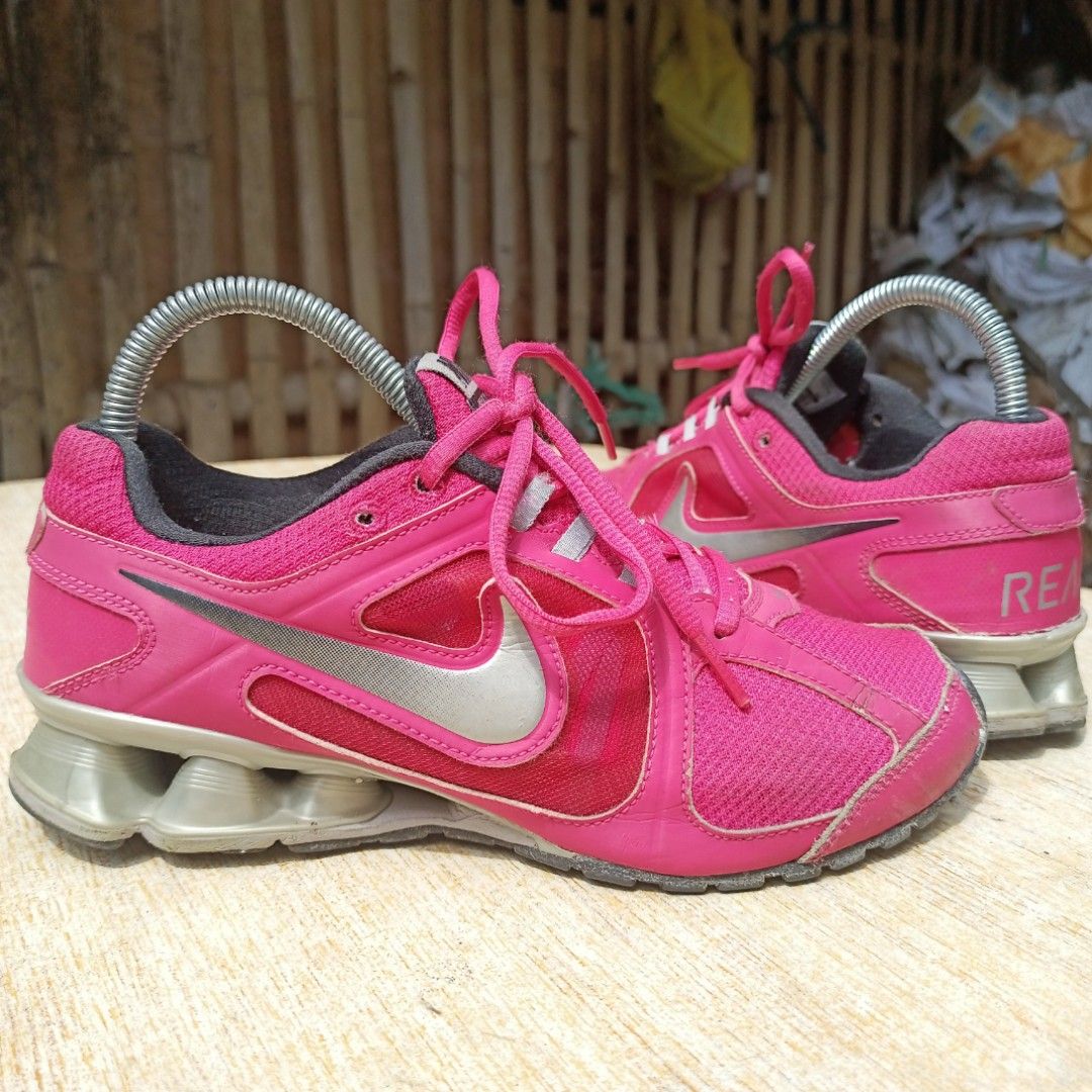 Nike Reax Run 8 Pink Silver Women s Fashion Footwear Sneakers on Carousell