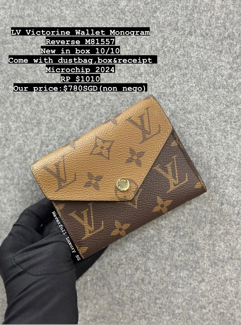 Victorine Wallet Louis Vuitton Brown Monogram Wallet Vuitton