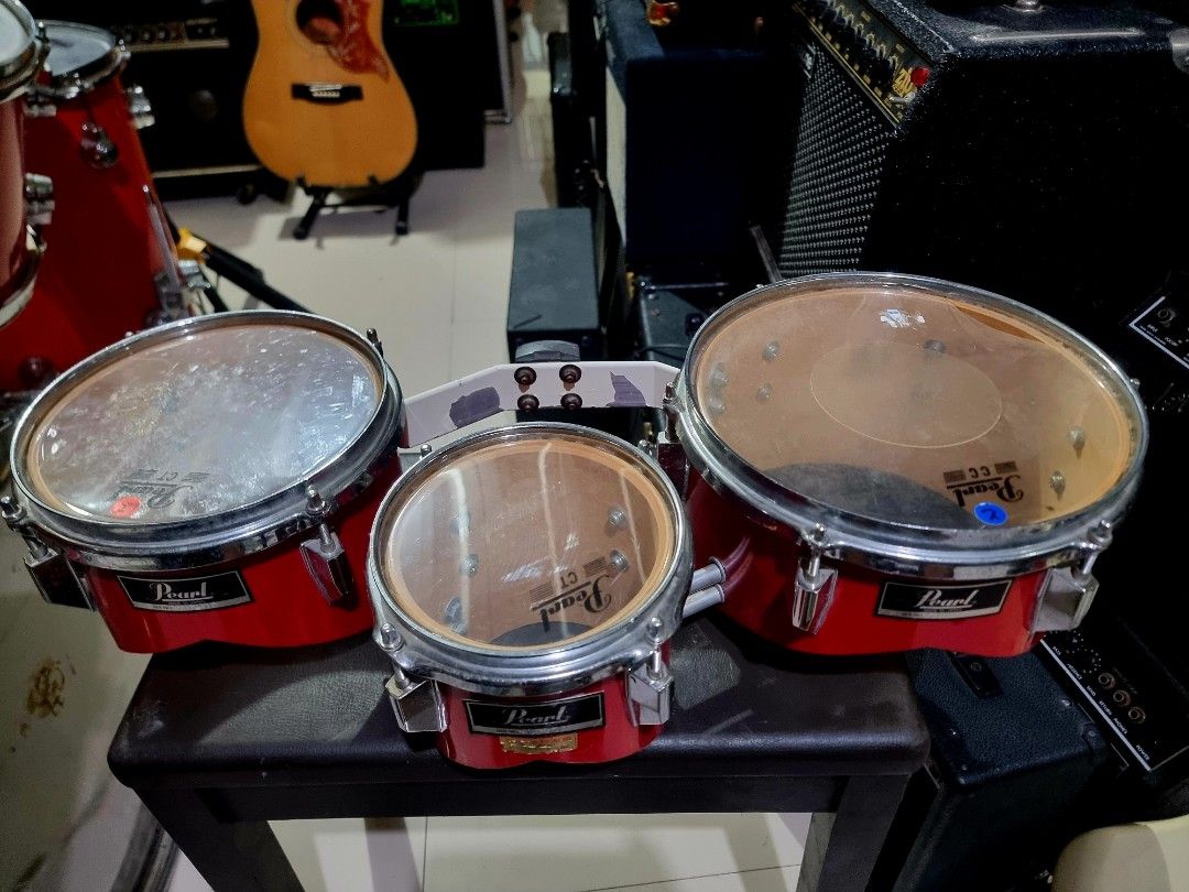 Pearl tritom marching drums (Category: Musical Instruments) located in Binan City. Submitted by jamrock.music (Listing ID 1326148412, Image 3). Description: 2ndhand used from japan.