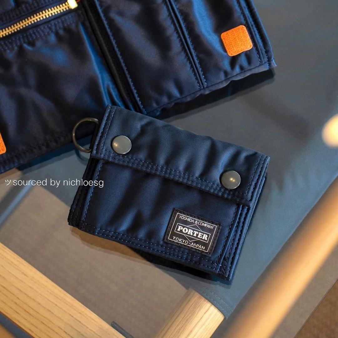 Porter Yoshida & Co. Tanker Pocket Wallet Navy