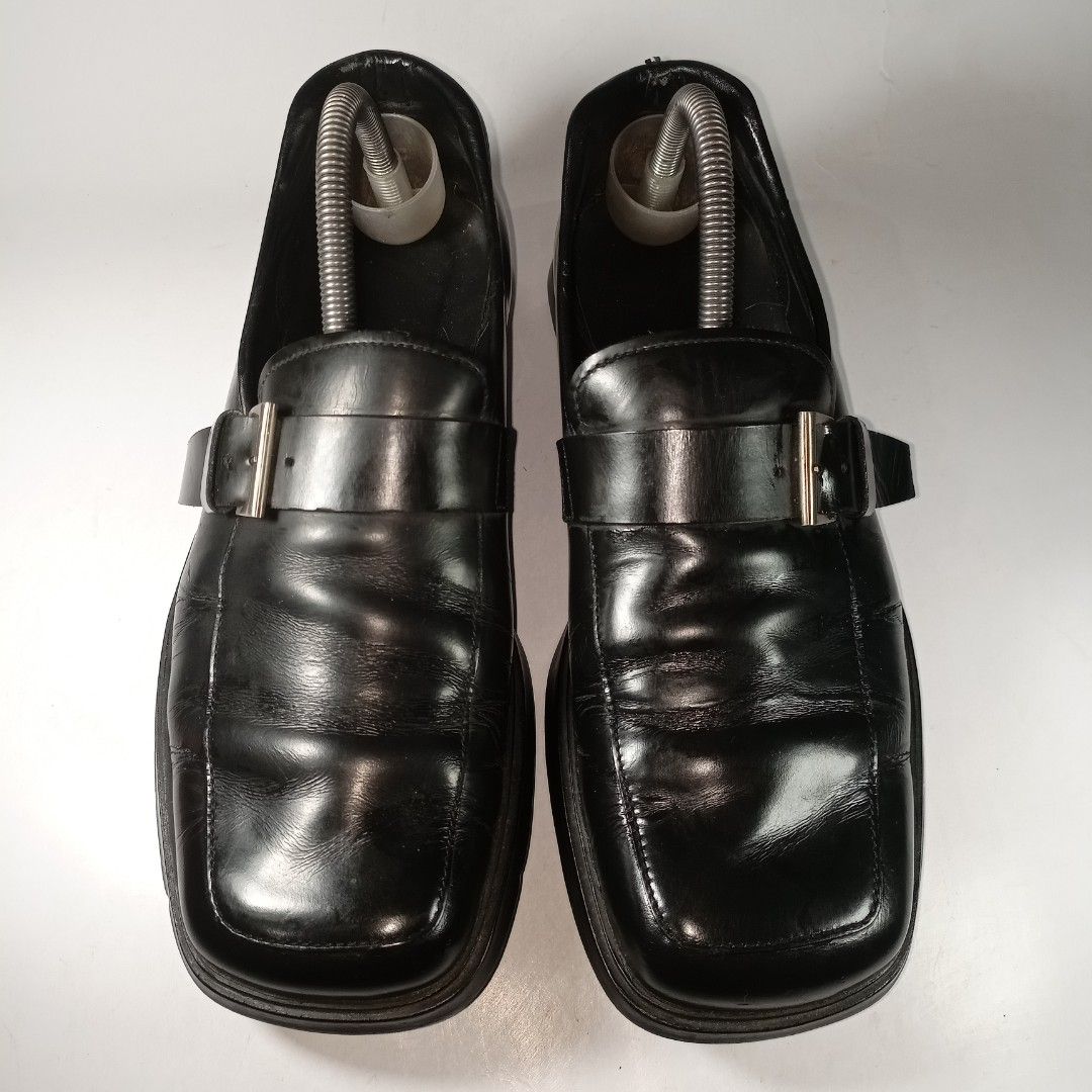 Leather Flats Anne Klein Patent Loafer Perry Ellis Oran Men's