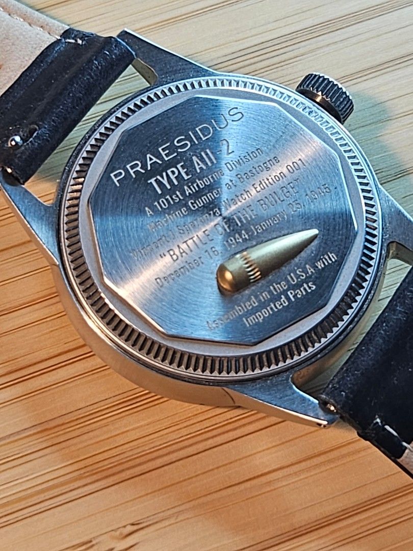 Praesidus A 11 Vince Speranza Edition American military WW2 watch Men s Fashion Watches Accessories Watches on Carousell