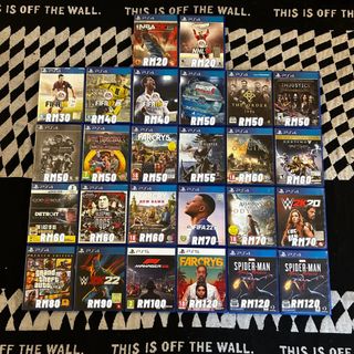 PS4 Used Games, Video Gaming, Video Games, PlayStation on Carousell