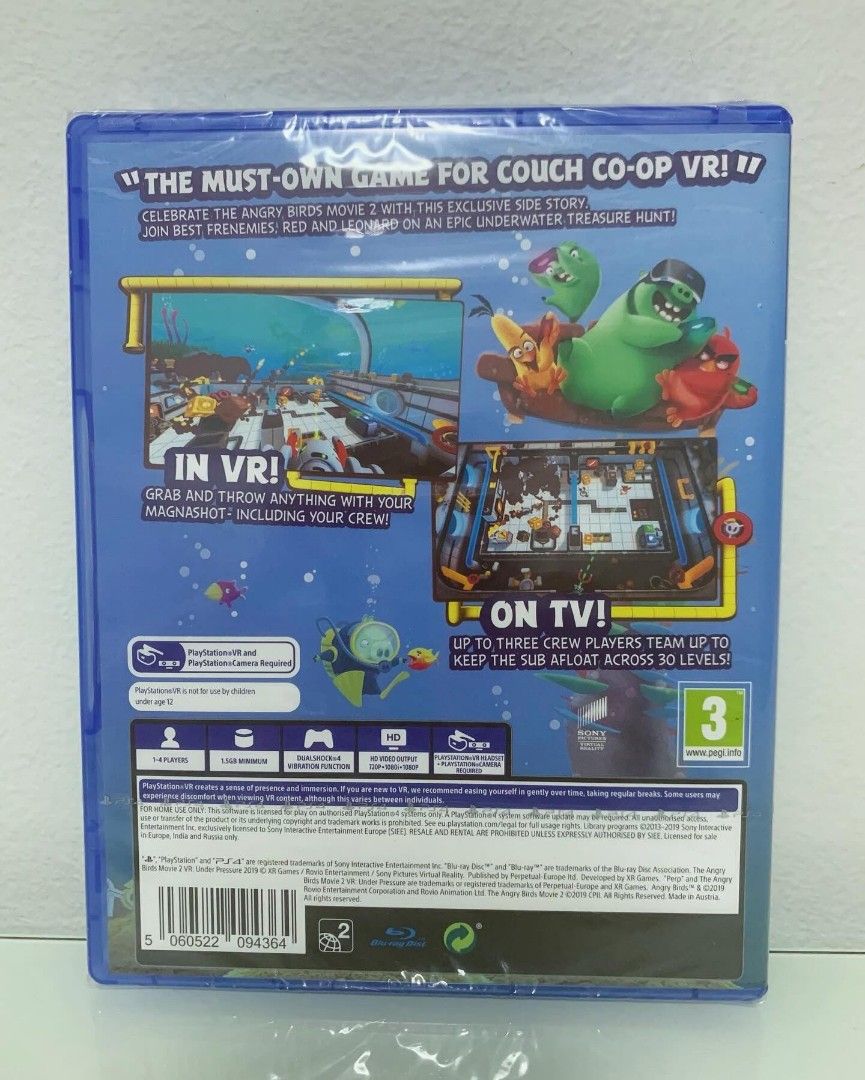 PS4 Games The Angry Birds Movie VR: Under Pressure (BNIB), Video