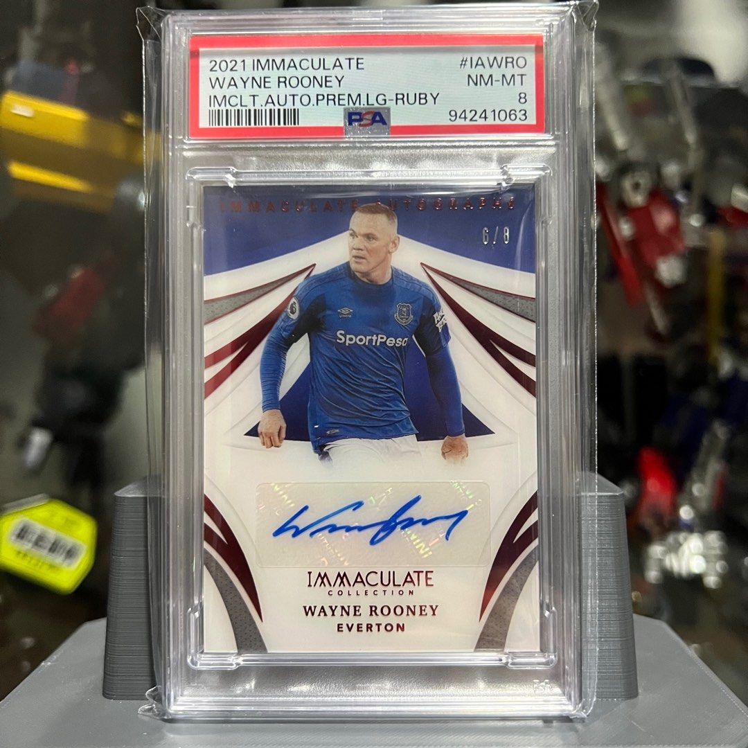 panini ルーニー 直筆サインカード エヴァートン マンチェスターU 2025