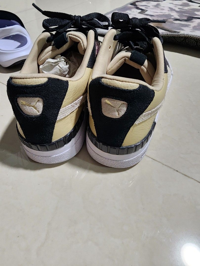 Puma Cali Wild Cat Sneakers UK 4.5 Brown