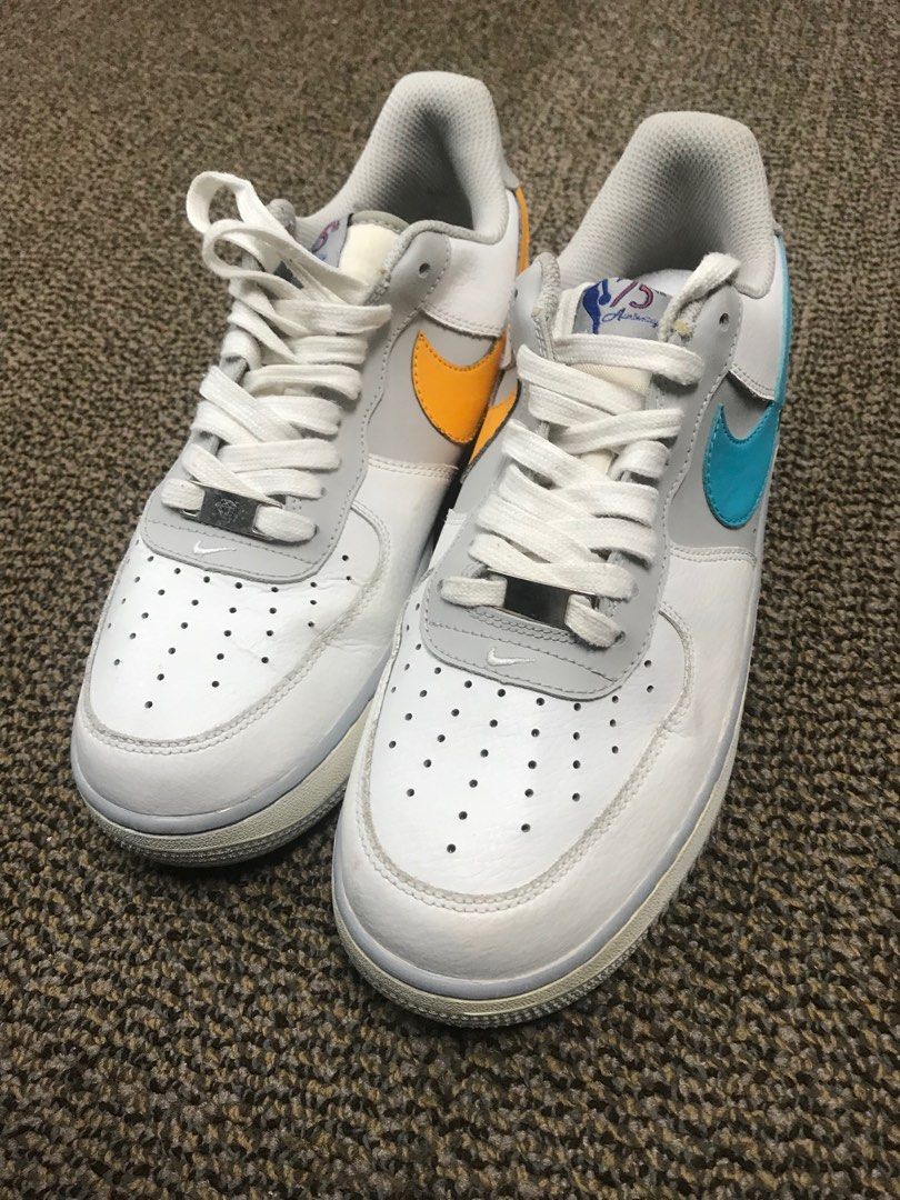Rare Collab NBA 75 Anniversary Nike Air Force 1 Men s Fashion Footwear Sneakers on Carousell