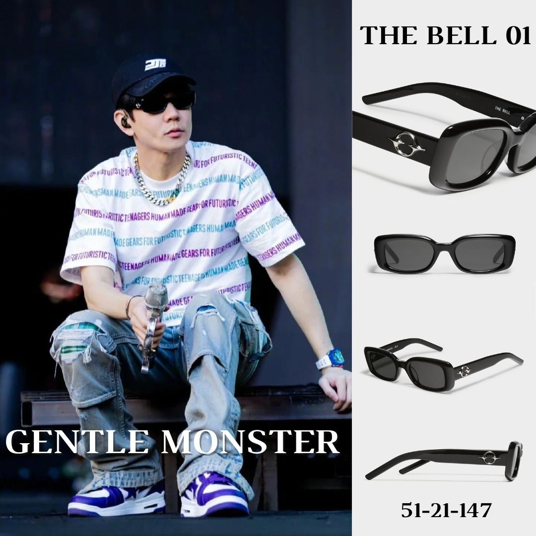 Ready Stock) - Gentle Monster [ The Bell 01 ] Acetate Rectangular