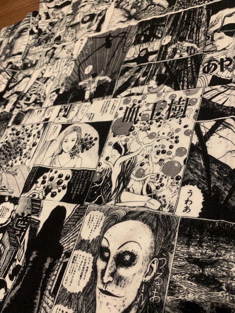 Ripple Junji Ito Collection T-Shirt (Category: Tshirts & Polo Shirts ) located in Manila. Submitted by 0_eight (Listing ID 1326206035, Image 3). Description: 20” (Width) x 25.5” (Length) Large on tag. Worn a couple of times. RFS: Not my style, it was a gift from the US. Delivery only! (J&T Express) MOP: Gcash.