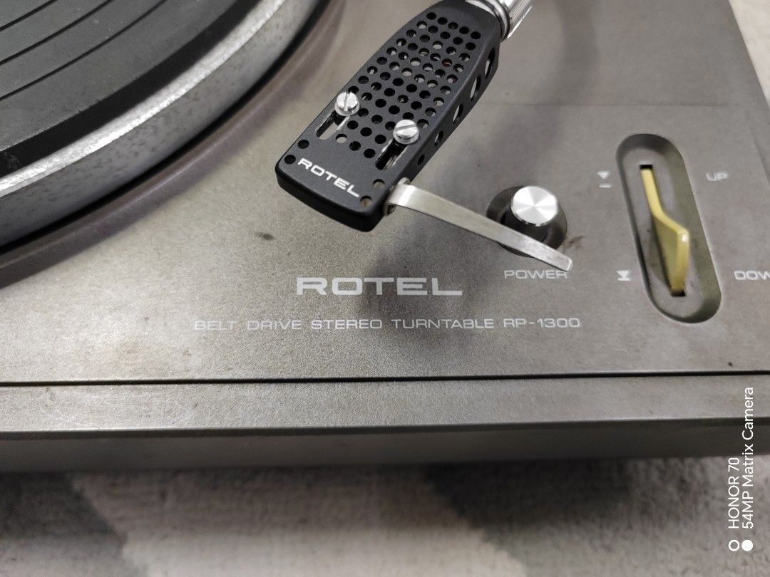 Turntable Belt For Rotel RP Models - FRX25.0 Flat Belt, 33.3 RPM, Made In Taiwan, New
