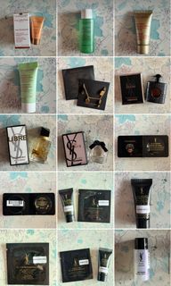 đšđšđš Large number of skincare and cosmetics samples/travel sizes đšđšđš YSL, Kiehlâs, Canvas, Clarins, Body Shop, Addiction, Margaret Josefin64213240949122110