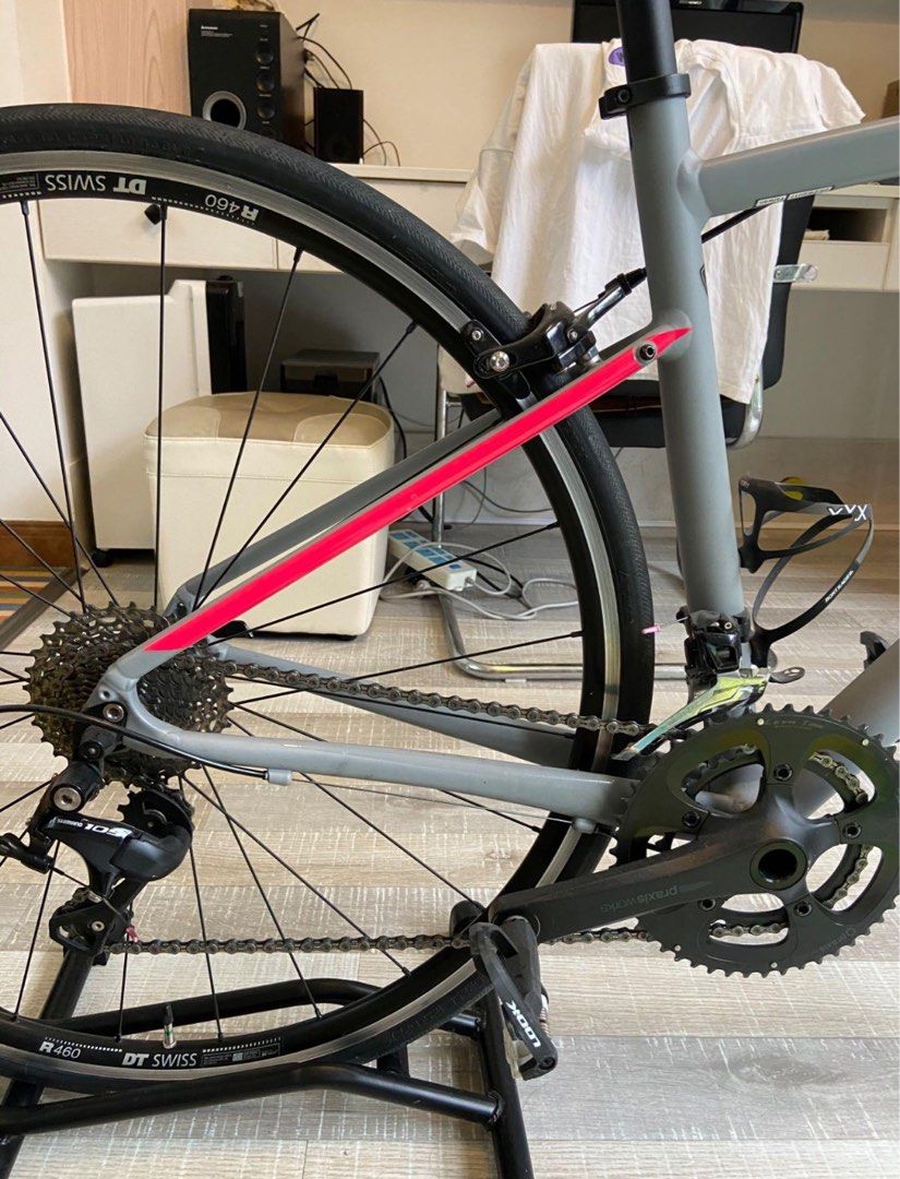 Specialized Allez Elite Road Bike 49cm grey pink