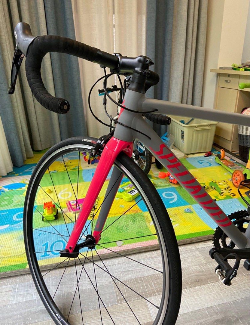 Specialized Allez Elite Road Bike 49cm grey pink