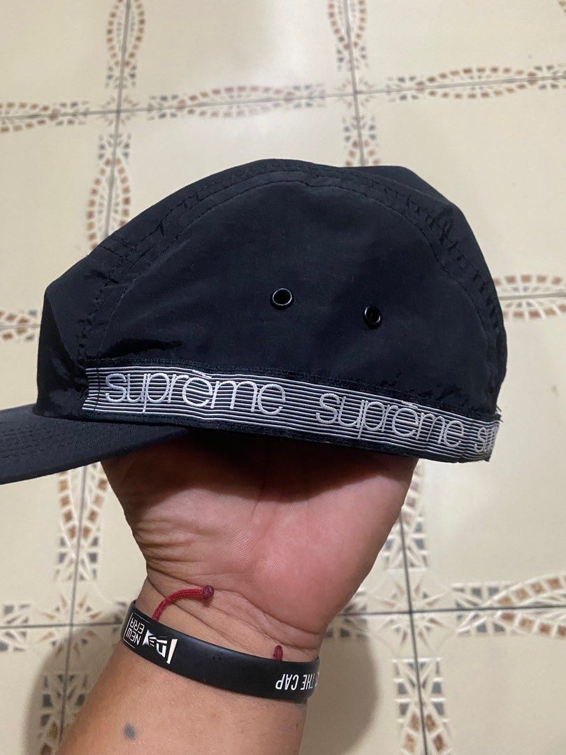 Supreme side tape camp cap 2025