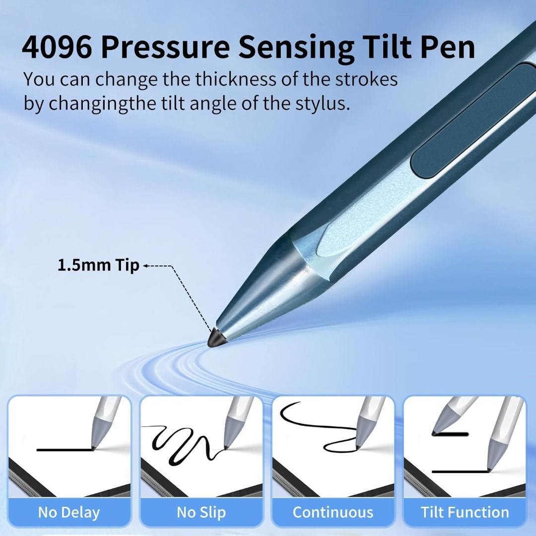 Surface Stift Stylus Pen Für Microsoft, 30min Schnelles Aufladen Rejection Druckempfindlichkeit Eisenhaltig