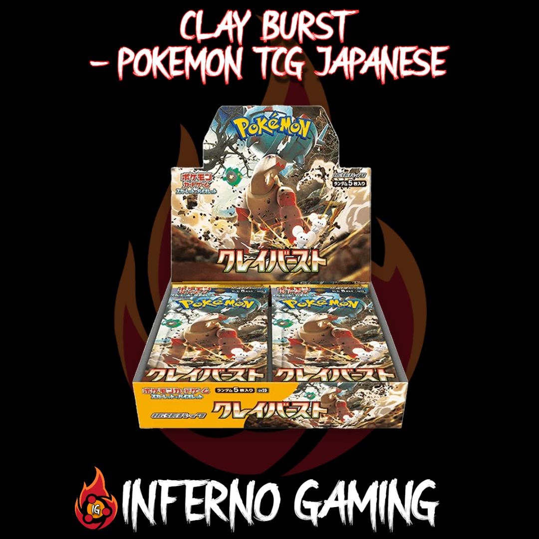 SV2D] Clayburst Booster Box - Pokmon TCG Japanese, Hobbies & Toys, Toys &  Games on Carousell