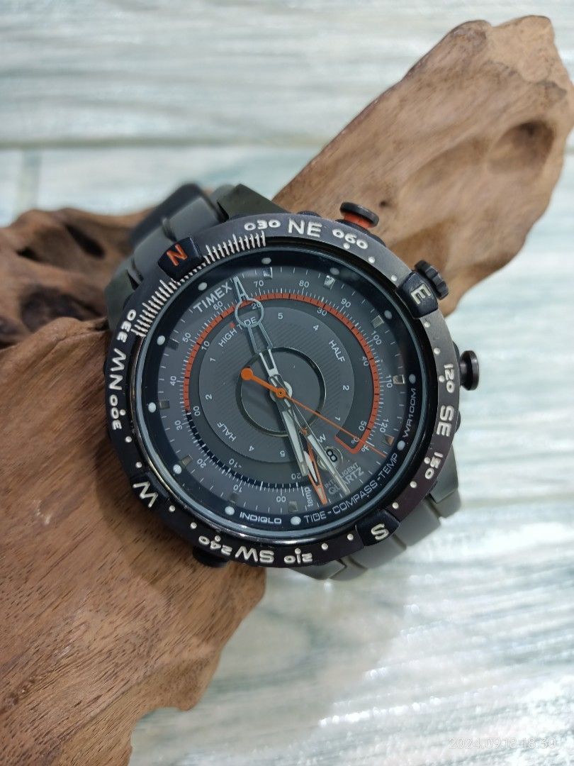 Timex Intelligent Quartz Compass Tide Temperature Men s Watch T49860