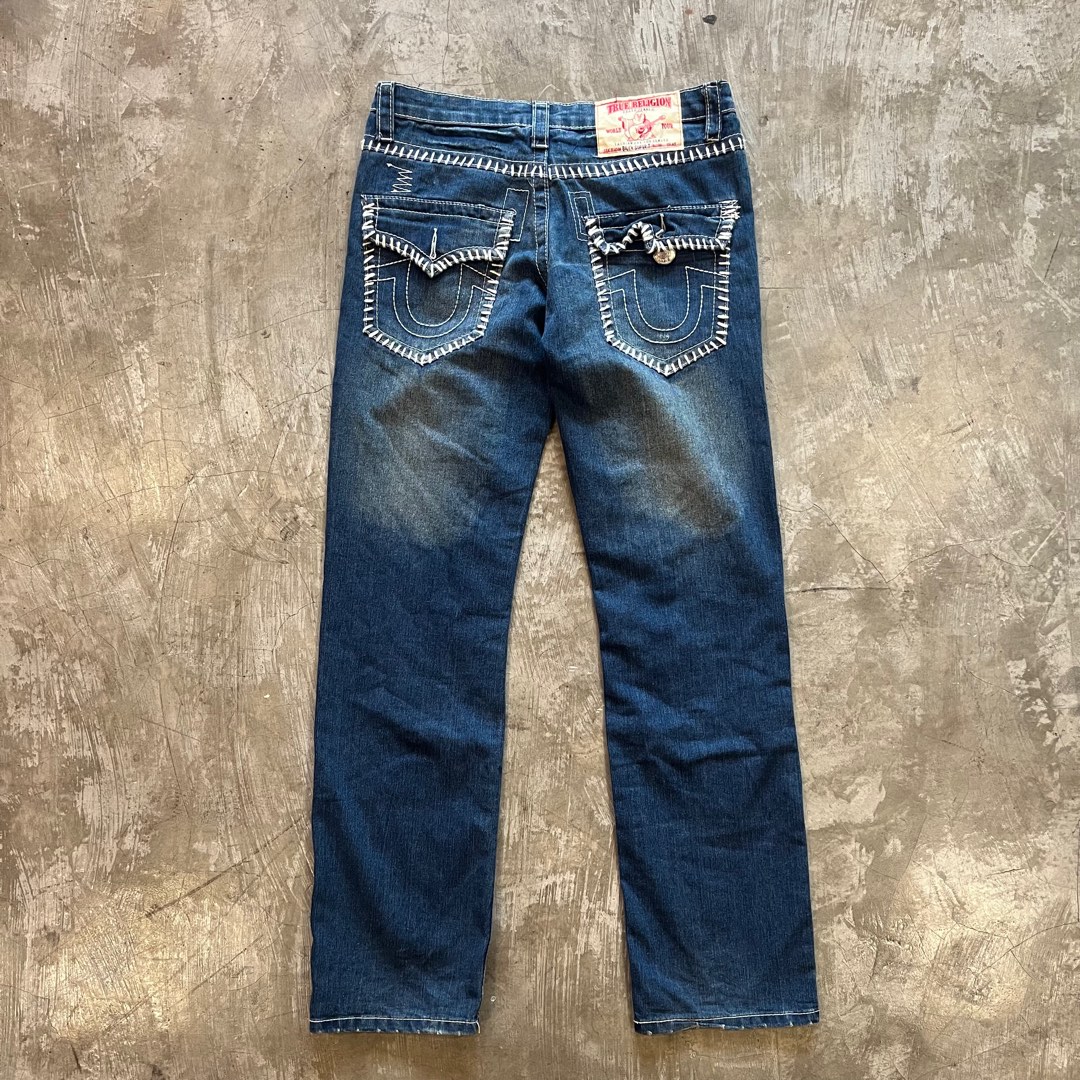 美品 トゥルーレリジョンフレアジーンズ BILLY SUPER T トゥルーレリジョン フレアジーンズ BILLY SUPER T 太ステッチ