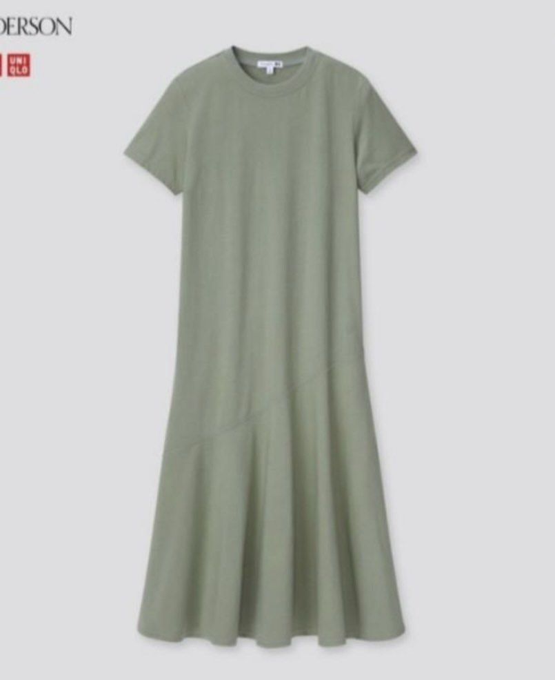 Uniqlo JW Anderson dress with flare bottom in pistachio green, Women's Fashion, Dresses & Sets, Dresses on Carousell Uniqlo JW Anderson dress with flare bottom in pistachio green, Women's Fashion, Dresses & Sets, Dresses on Carousell