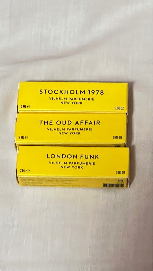 Vilhelm Parfumerie Perfume Samples (Category: Fragrance & Deodorants) located in Quezon City. Submitted by second___life (Listing ID 1326219471, Image 1). Description: Selling sealed Vilhelm Parfumerie Samples for 300 php each! Scents available: - Stockholm 1978 - The Oud Affair - London Funk Can do same day deliveries, can ship from Makati/ QC/ Marikina. For courier, can do JNT/LBC. For meetups, can meet at Ayala North Exchange during Wednesdays