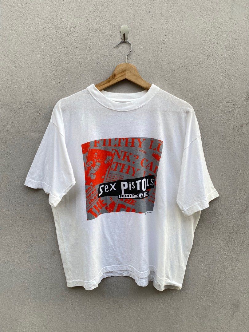 Vintage 90s SEX PISTOLS Filthy Lucre Live Punk Band Tee by