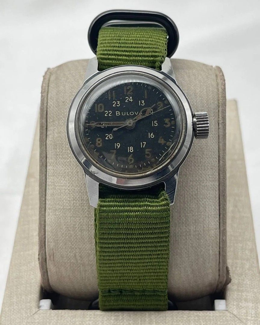 Vintage bulova military watch store